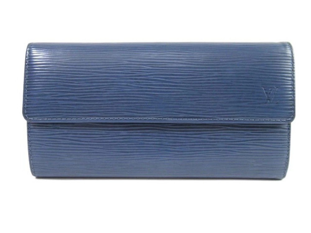 LOUIS VUITTON Wallet Accessories Portefeuille Sarah Long Epi Myrtille